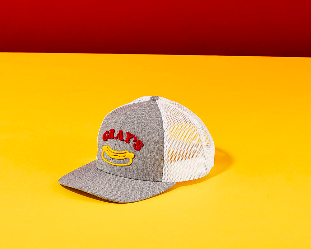 Gray Trucker Hat