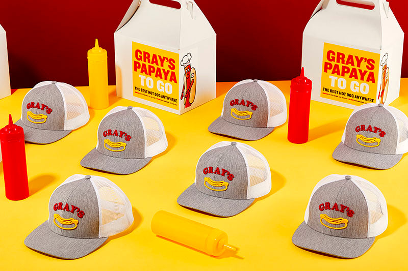 Gray Trucker Hat